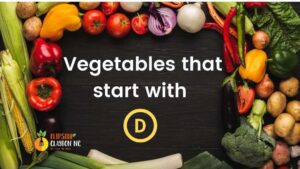 Vegetables that start with letter D